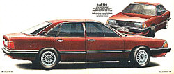 Titelabbildung Auto Zeitung November 1981 mit frühen Informationen zum neuen Audi 100