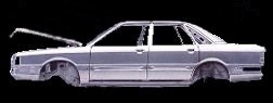 Vollverzinkte Karosserie des Audi 100/200 Typ 44