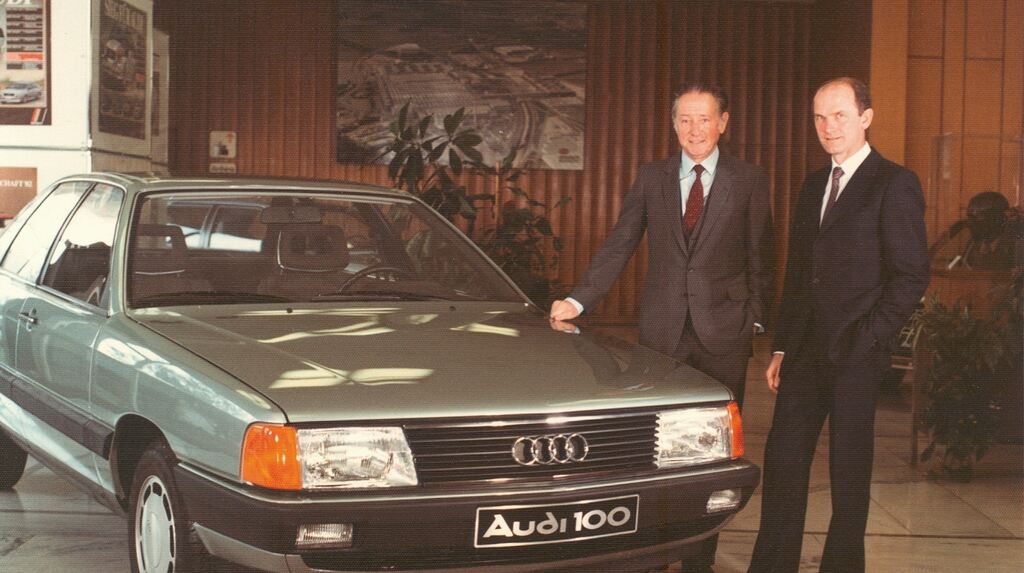 Audi 100 Typ 44, frühe Version von 1982