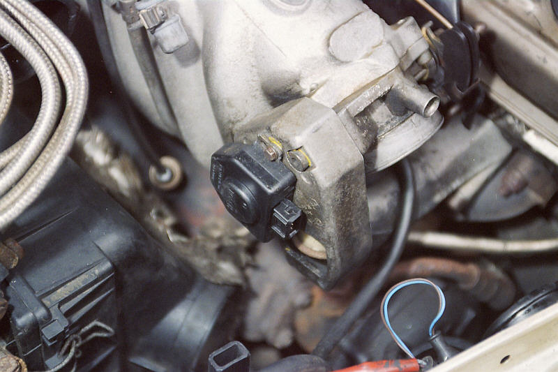 Drosselklappenschalter – Schnittbild und Klemmen