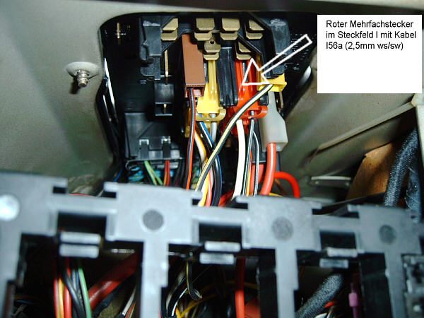 Fernlicht-Pfad i56a umstecken