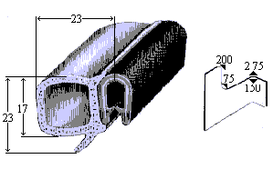 Kantenschutzprofil – Aufbau