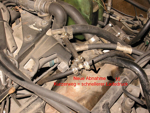 Abnahme für die Drucksteuerung an der Ansaugbrücke